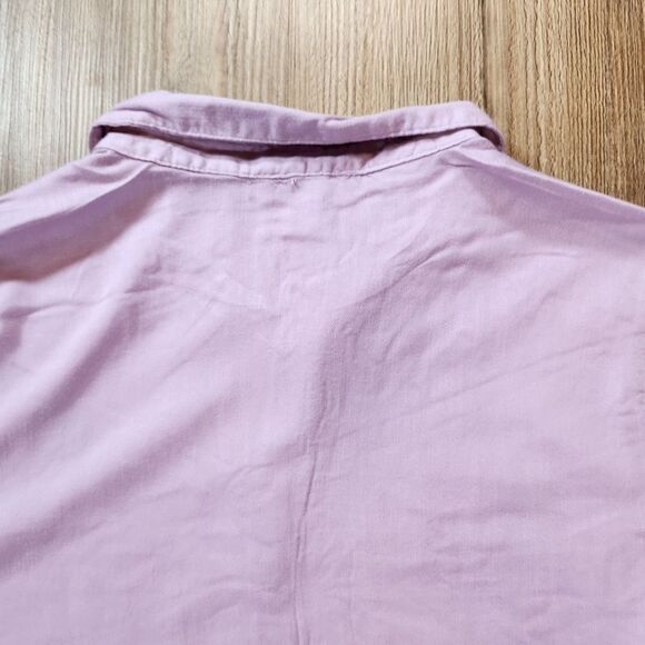 🔸️NWT Anthropologie BeachLunchLounge Wild Mauve "Arlie" Long Sleeve Top Large - Picture 4 of 9